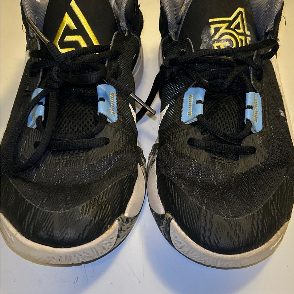 Kids Black and Blue Athletic Shoes